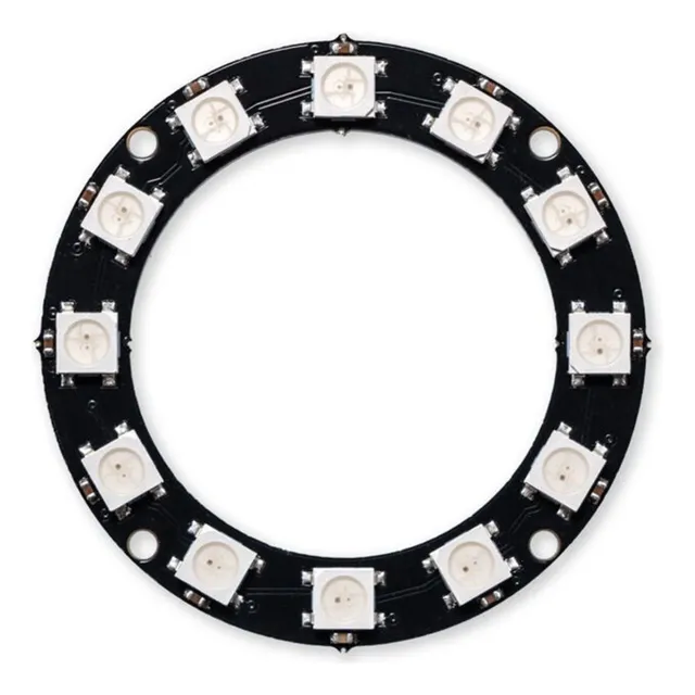 Anillo 12 Leds Rgb 5050 Ws2812 Neopixel Cjmcu Arduino Nubbeo