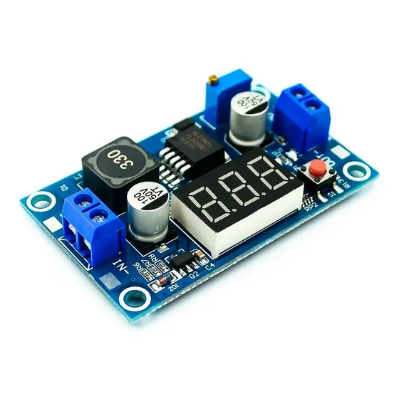 Fuente Step Up Xl6009 Dc Ajustable 5v 35v Voltimetro Nubbeo