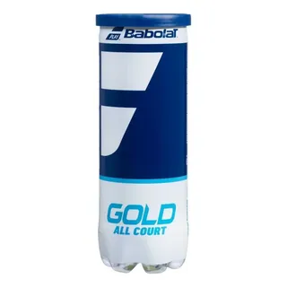 Bola De TĂȘnis Babolat Gold All Court X3 Tubo Com 3 Bolas Bola De TĂȘnis Babolat Gold All Court X3 Tubo Com 3 Bolas