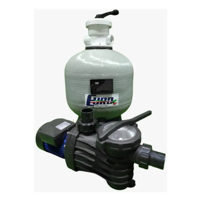 Bomba Euro Piscinas 2hp, 110-220v.+filtro 21 Pulgadas.
