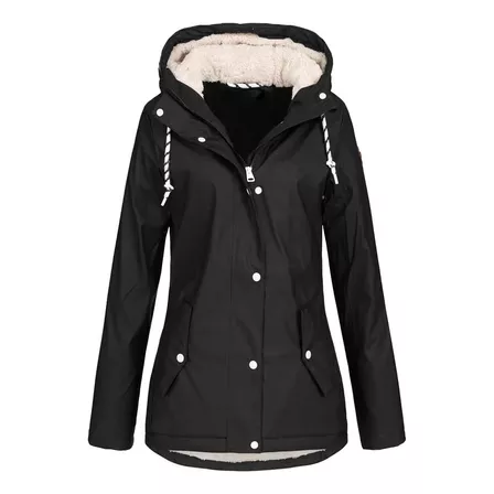 Chaqueta Acolchada Capucha, Ropa Informal Cálida La Nieve Pa