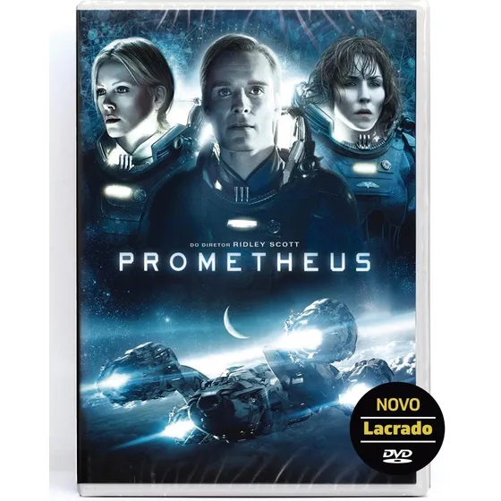 Dvd Prometheus - De Ridley Scott - Original Novo Lacrado