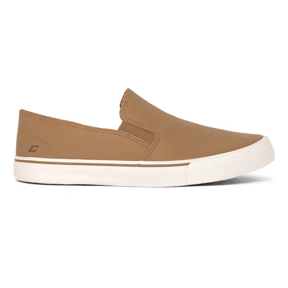 Tênis Masculino Slip On Colcci Couro Leather Casual Elástico