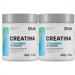 Kit 2x Creatina Monohidratada 100% Pura 300g Dux Nutrition Kit 2x Creatina Monohidratada 100% Pura 300g Dux Nutrition