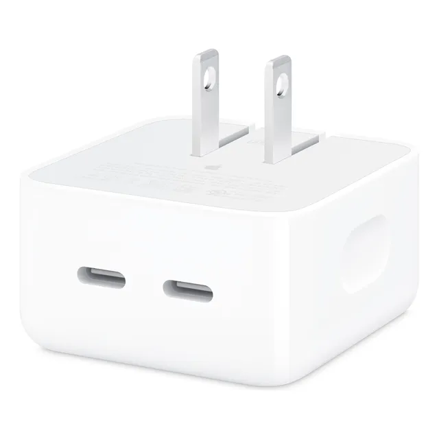 Cargador Apple 35w Usb-c Compact Adapter Dual Port Para iPad