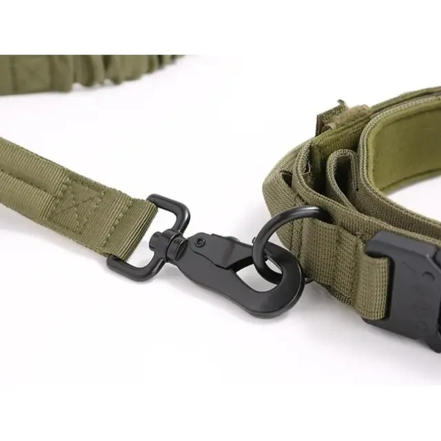 Collar Tactico Con Paseador Tactico Para Perros