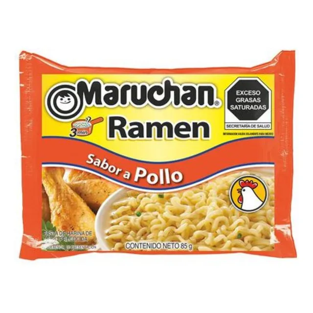 Pack 8 Sopas Ramen Maruchan Pollo
