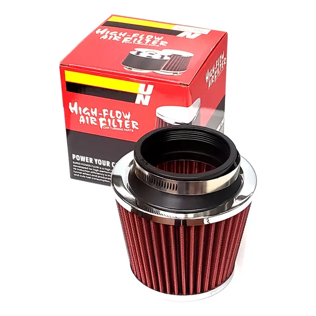 Filtro Aire Conico Tuning Rojo Diametro. 75mm