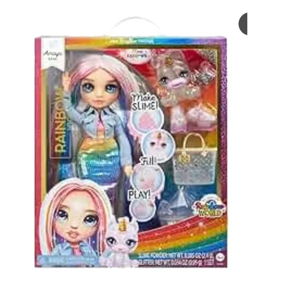 Rainbow High Amaya Slime Y Mascota 2m Muñeca