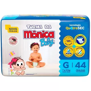 Fralda Mega Tamanho Grande Sem GĂȘnero (g) 44 Unidades Turma Da MĂŽnica Fralda Mega Tamanho Grande Sem GĂȘnero (g) 44 Unidades Turma Da MĂŽnica