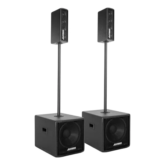 Sistema De Som Vertical Line Datrel Vox 4.0 Sub 12pol 600w