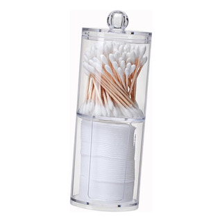 Organizador 2 En 1 Cotonetes Y Algodón Baño Recamara Organizador 2 En 1 Cotonetes Y Algodón Baño Recamara