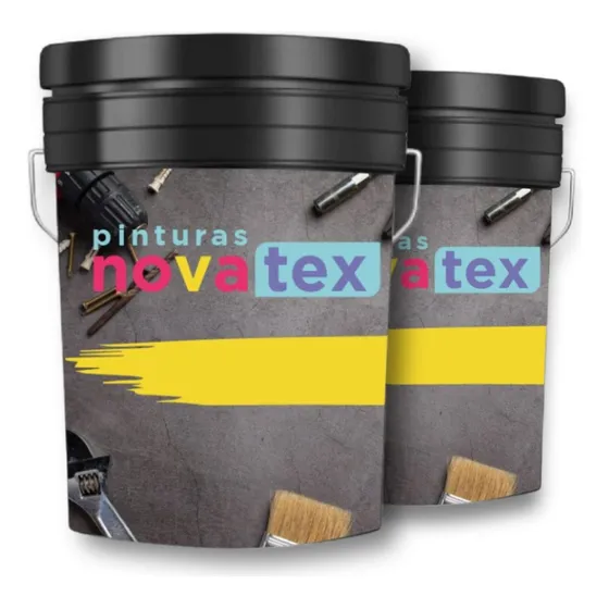 Pintura Látex Interior-exterior / 18 Lt + 18 Lt / Novatex