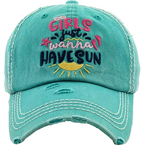 Sombrero De Parche: Las Chicas Sólo Quieren Tener Sol Zhcw4