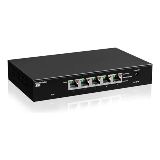 Interruptor De 2.5g, 5 Puertos Ethernet Rj45