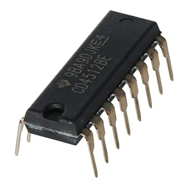 Cd4512b 4512 Dip16 Cmos.8-channel.data.selector X 10u