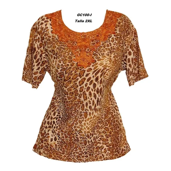 Blusas Plus Talla Grandes Blusones Camisas Stretch Moda Pña