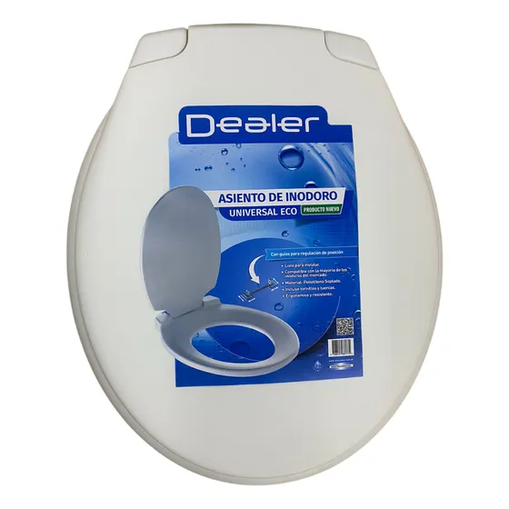 Asiento Tapa Plastica Inodoro Universal Dealer