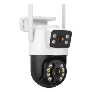 Camera Segurança Ip A31 Zyhum App Icsee Prova D'agua Lente Dupla 6mp Cor Preto/branco Camera Segurança Ip A31 Zyhum App Icsee Prova D'agua Lente Dupla 6mp Cor Preto/branco