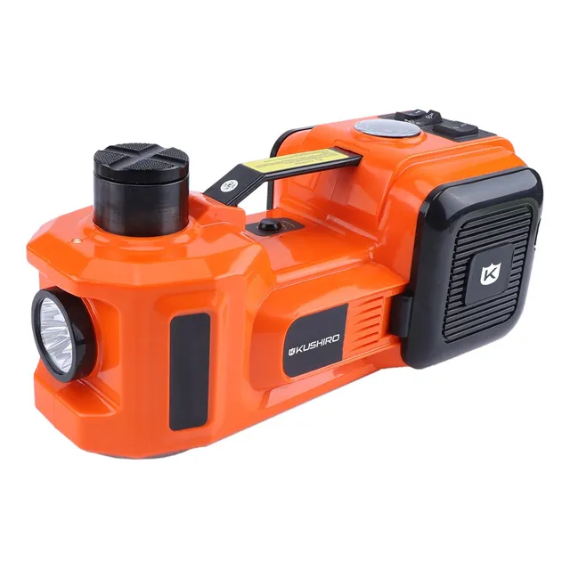 Crique Electrico Kushiro 12v 5tn Incluye Inflador Y Linterna