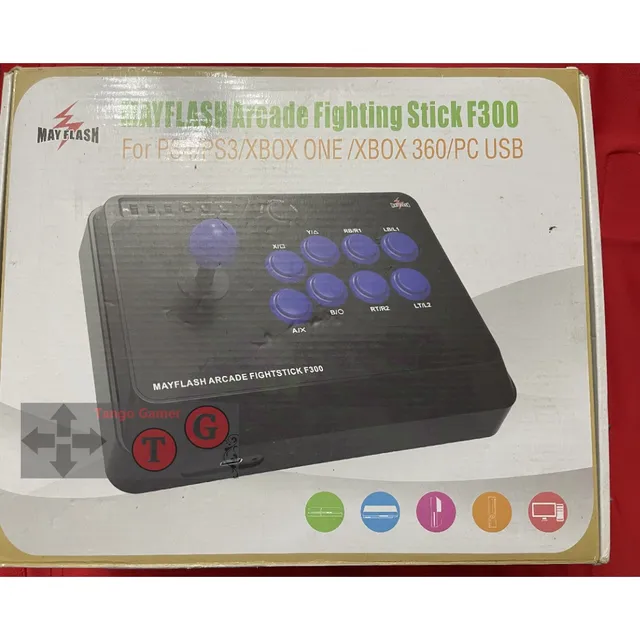 Arcade Stick Mayflash F300 Compatible Ps4/ps5/switch/pc/xbox Negro
