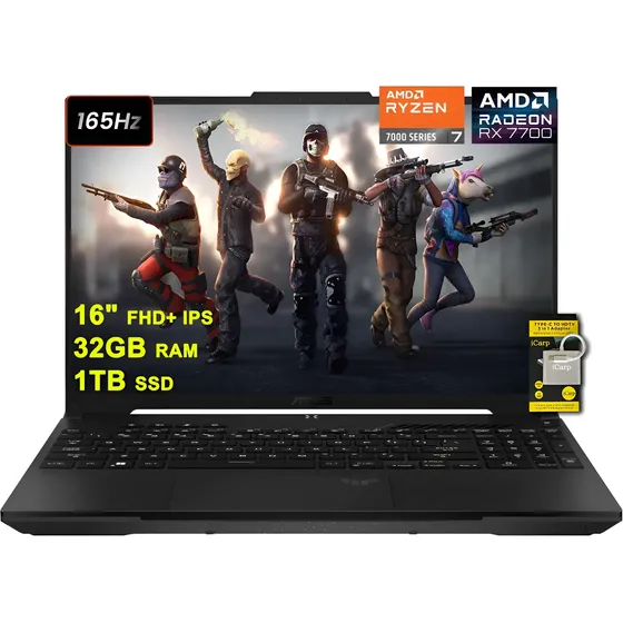 Asus Tuf Gaming A16 Laptop 16  Fhd+ 165hz 7ms 100%