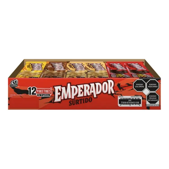 Galletas Emperador Gamesa De 12 Pzas 1142gr