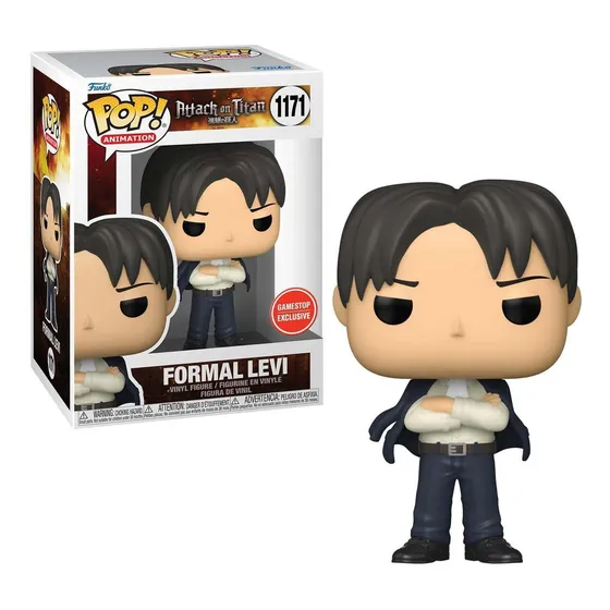 Ataque De Anime Pop Contra El Titán Adolescente Formal Levi