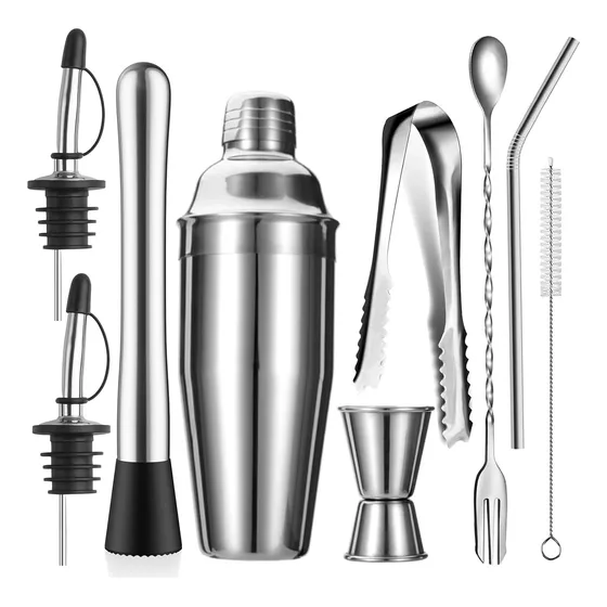 Set De Bartender 9 Pzas 24oz
