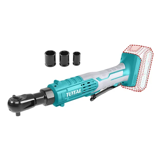 Llave Crique Inalámbrica Total Tools 20v Encastre 3/8'' Torque 65nm No Incluye Batería Ni Cargador TDRLI2060151 Ajustable