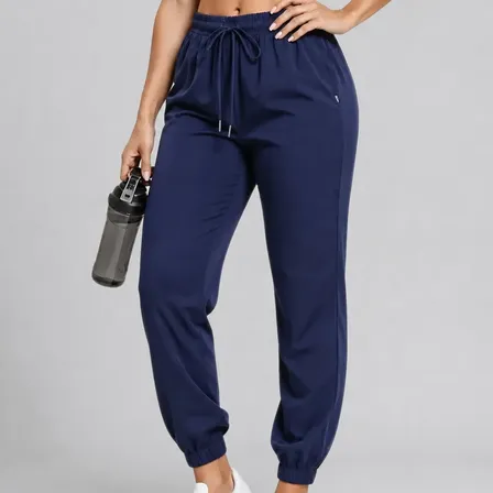 Calça Jogger Tactel Soltinha Moda Fitness Joggings Esportiva