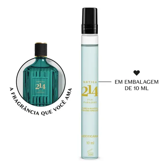 Botica 214 Fiji Paradise Eau De Parfum  Fougére 10ml