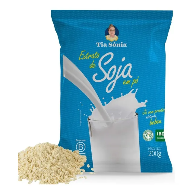 Leite Em Pó Solúvel Vegano Tia Sônia 200g