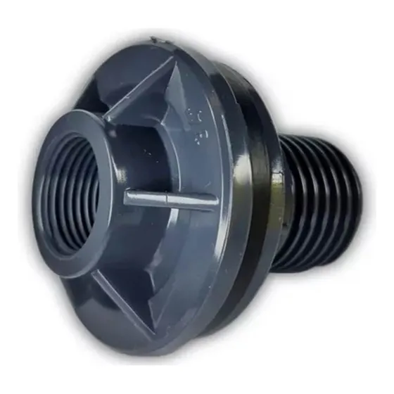 Flanche 1  O Conexión Para Tanque 1  Reforzada De Rosca Pvc