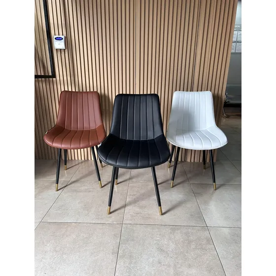 Silla Comedor Bipiel Malasia Velvet Moderna Restaurant Elega