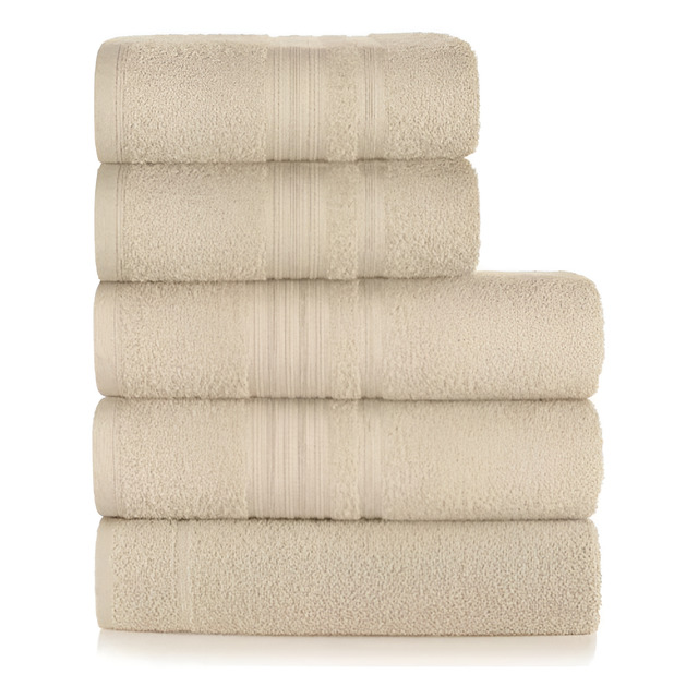 Jogo De Toalhas Tóquio G3 5 Peças Bege Dust Altenburg