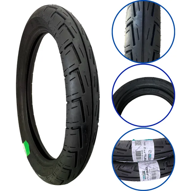 Pneu 90/90-18 Bud Turbo Cg Titan Ybr 125 150 Technic Traseir