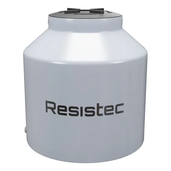 Tinaco Resistec Rotoplas 1,100 L Gris Con Valvula De Llenado
