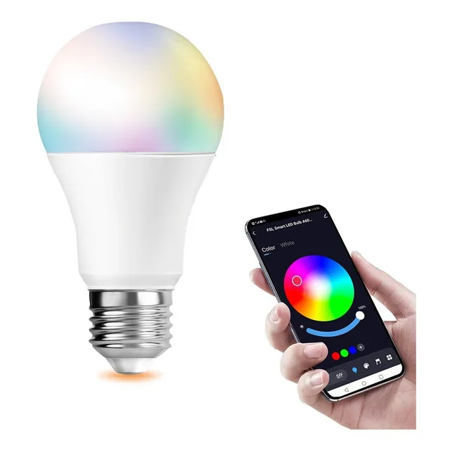 Ampolleta Led Inteligente 9w Rgb/dimeable/bluetooth Fsl Color de la luz RGB