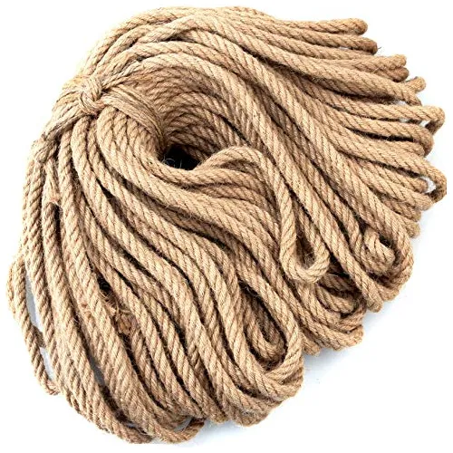 Cuerda De Yute Natural De 10 Mm X 50 M