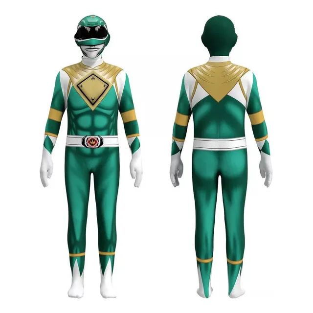 25/2/20 Traje De Disfraz Mighty Morphin Power Rangers