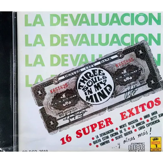 Three Souls In My Mind, La Devaluación Cd Nuevo Sellado