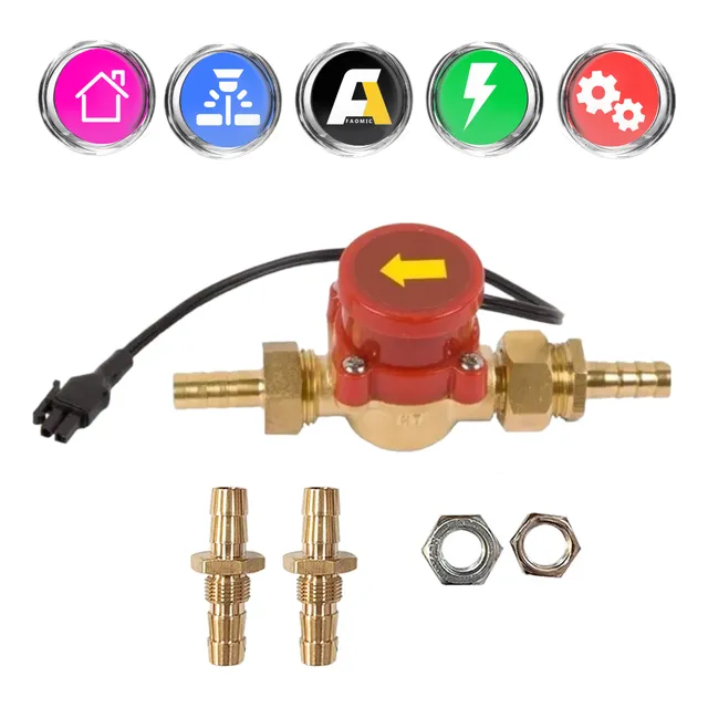 Sensor De Flujo De Agua Protection Maquina Laser Co2 Cnc