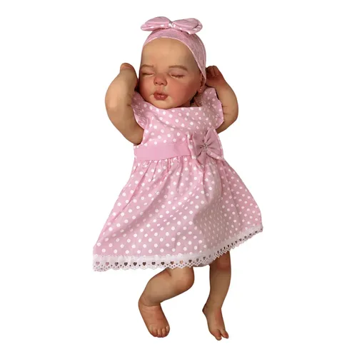 Boneca Reborn Kit Joseph 60cm Realista Com Cabelo e Acessórios