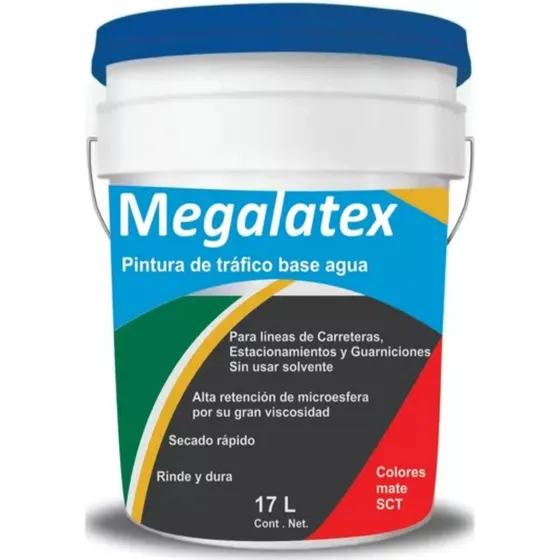 Pintura De Trafico Para Señalamiento Vial Base Agua 
