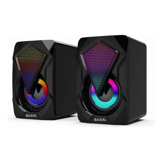 Cornetas Para Pc Gaming Rgb Luces Sonido Gamer Luminos