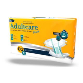Fralda Geriátrica Adultcare Economica Plus Xg/21 Unidades Fralda Geriátrica Adultcare Economica Plus Xg/21 Unidades