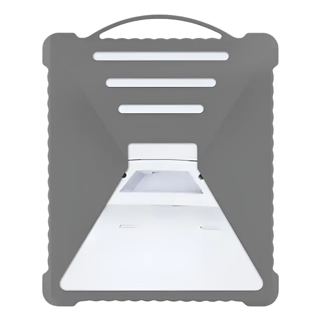 Funda De Silicona Gris Con Manija Para Antena Starlink Mini