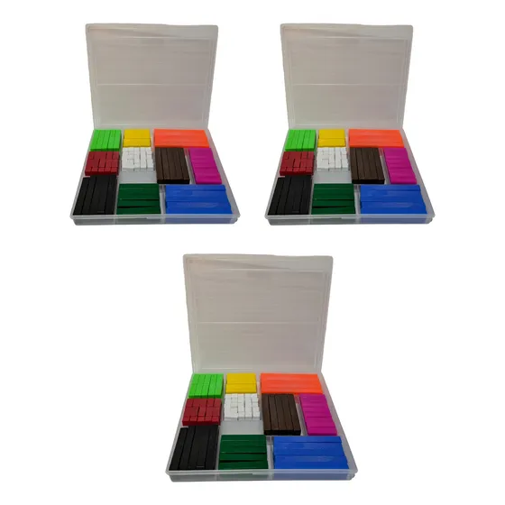 Kit De 3 Regletas Didácticas Cuisenaire | Matemáticas