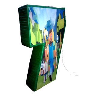 Fiesta Decoracion Piñata 7 Minecraft Steve Creeper 1 Metro Fiesta Decoracion Piñata 7 Minecraft Steve Creeper 1 Metro
